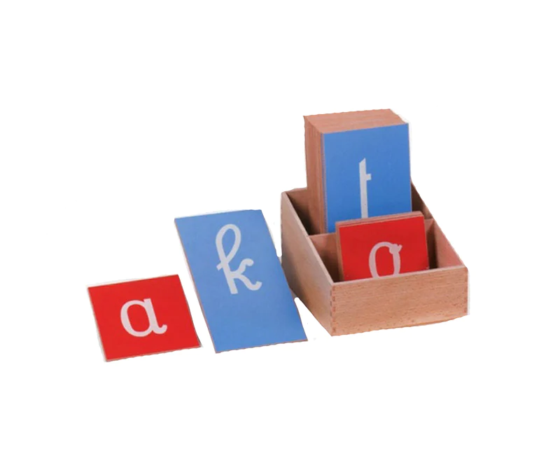 Montessori Alphabet Flash Cards - Holz Buchstaben Mit Sandpapier Für Kinder Lernen