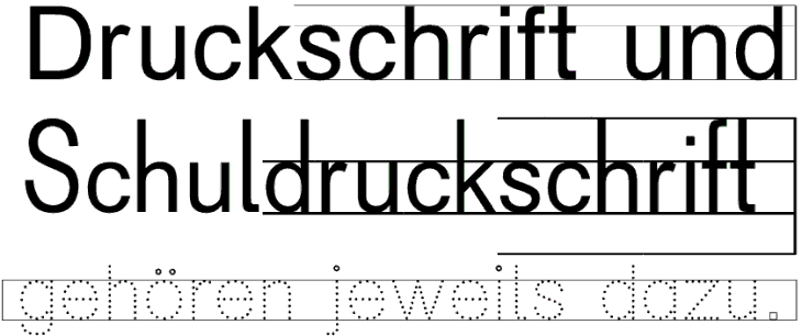 Vereinfachte Ausgangsschrift (Einzellizenz)