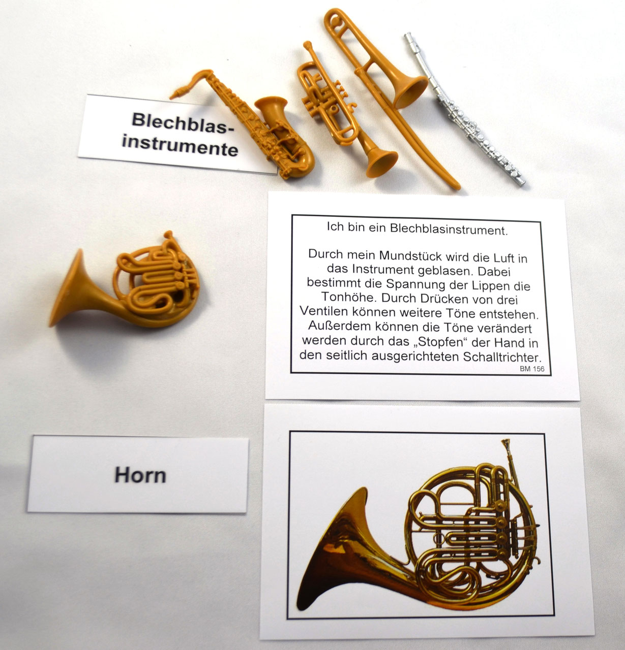 Wer bin ich? Blechblas, Holzblas und Saiteninstrumente, Karten von