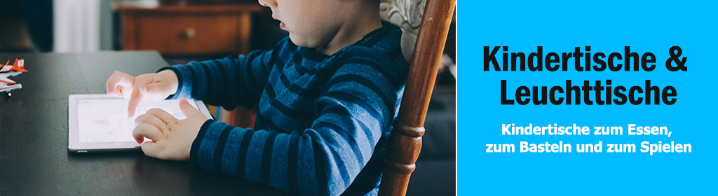 Kindertische & Leuchttische Banner
