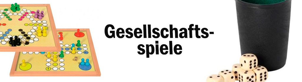 Gesellschaftsspiele Banner