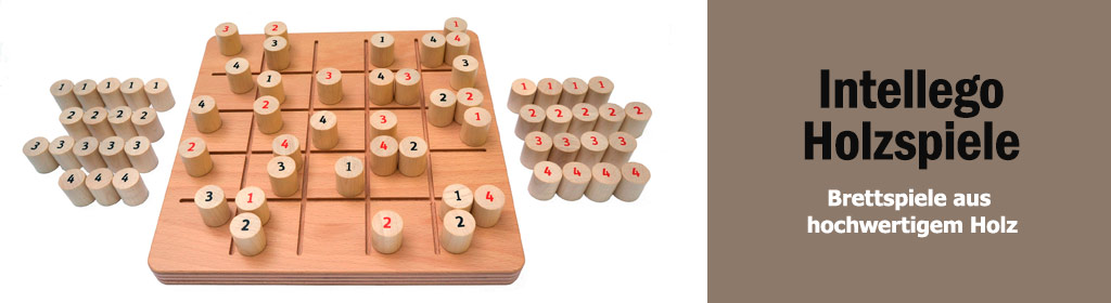 Intellego Holzspiele Banner