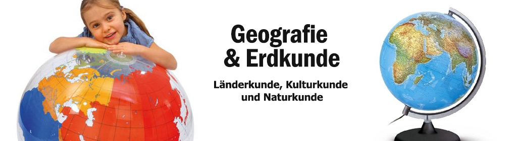 Geografie, Erdkunde Banner