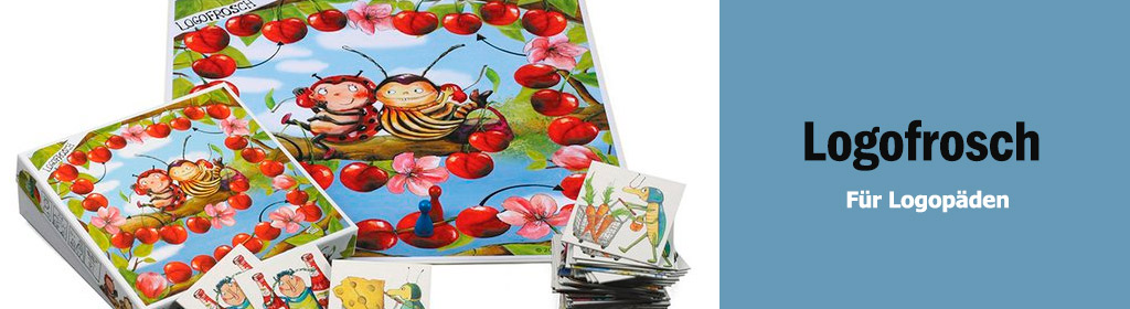 Logofrosch für Logopäden Banner