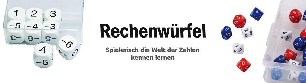 Rechenwrfel Banner