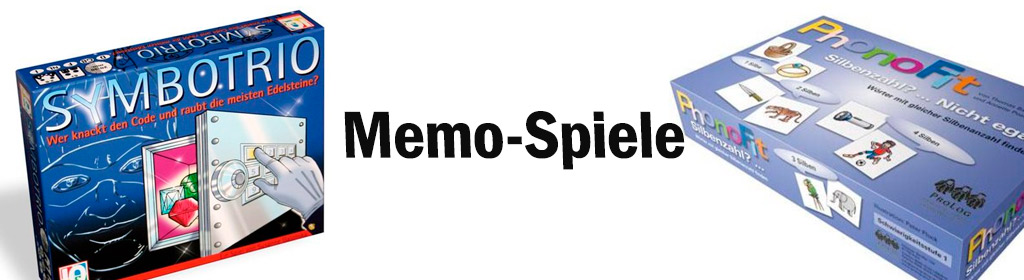 Memo-Spiele Banner