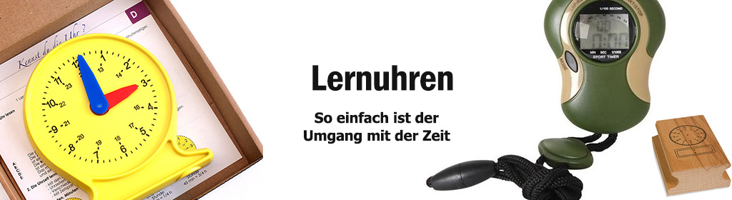 Lernuhren Banner