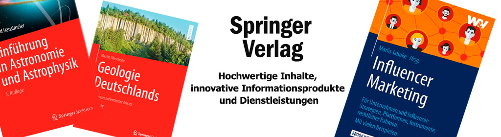 Springer Verlag Banner