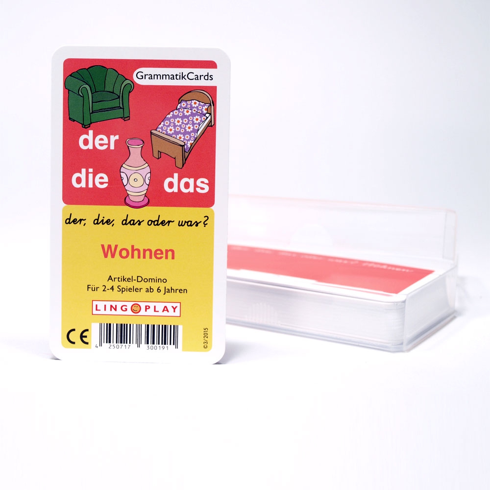 GrammatikCards der, die, das oder was? 3 Wohnen, ab 6