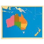 Montessori Puzzlekarte Australien, ab 5 Jahre