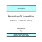 Denktraining fr Jugendliche, 14 bis 16 Jahre