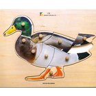 Holz-Puzzle Ente mit großen Griffen, ab 2 Jahre