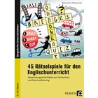 45 Rtselspiele fr den Englischunterricht, Buch, 5. bis 10. Klasse