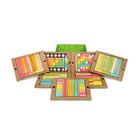 TEGU 240tlg. Magnet-Holzbausteine Set Tints