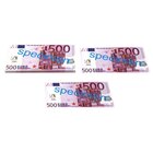Geld 100 Stück Euro-Scheine Spielgeld zu 500 Euro