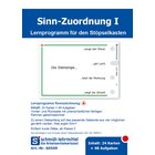 Stpselkarten 'Sinn-Zuordnung I'  ab 2. Klasse