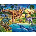 Larsen Lernpuzzle Dinosaurier aus der Kreidezeit