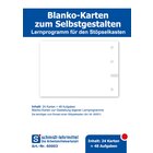 Blanko Karten fr Stpselkasten, 24 Stck