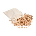 Dusyma-Steckbausteine Holz, 500 Stck, ab 3 Jahre
