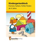 621 Kindergartenblock - Formen, Farben, Fehler finden ab 4 Jahre