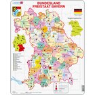 Larsen Lernpuzzle Puzzle Bundesland Bayern (politisch) (Neuauflage)