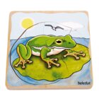 Lagenpuzzle Frosch, 4-7 Jahre