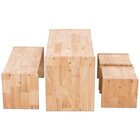 Holz-Sitzgruppe, 4-teilig