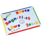 Kleines Whiteboard bunt, magnetisch, 28 x 40 cm, 5-8 Jahre