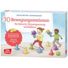 30 Bewegungsstationen fr Motorik, Krperspannung und Balance, Bildkarten fr Kinder von 3 bis 8