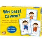 Wer passt zu wem? Karten, 3 bis 6 Jahre