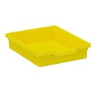 Kunststoffkasten Gre III gelb, 31 cm breit, 37 cm tief, 7,5 cm hoch