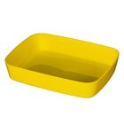 Materialschale gelb, 20x15x4 cm