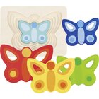 Schichtenpuzzle Schmetterling, 2-4 Jahre