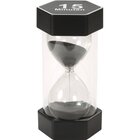 Mega Sanduhr 15 Minuten schwarz, 16 cm hoch