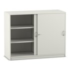 Flexeo  Schiebetrenschrank, Dekor wei mit 6 Fchern, HxBxT 99,1 x 126,4 x 48 cm