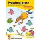 737 Preschool block - Similarities & differences, A5-Block, ab 4 Jahre
