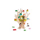 3D Baumhaus, Holzform für kleine LEGO Bausteine, ab 3 Jahre