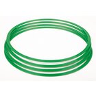 Gymnastik-Reifen, Flachreifen 40 cm grün (4 Stück)