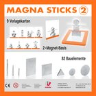 Magna Sticks 2, Magnetspiel mit Vorlagekarten, ab 4 Jahre