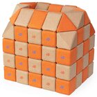 Jolly Heap Set CREATIVE beige-orange, Riesen-Magnetbaussteine