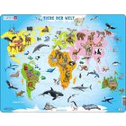 Larsen Lernpuzzle Tiere der Welt