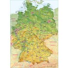 Lernteppich Deutschland physisch, Mastab  1:500.000