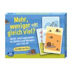 Mehr, weniger oder gleich viel?, Kartenspiel, 3-6 Jahre