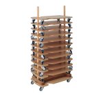 Pedalo-Rollbrett Set Safety (4x3 Rollbretter inkl. Stapelvorrichtung) unmontiert