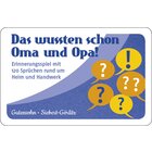 Das wussten schon Oma und Opa, Kartenspiel fr Senioren