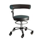 Sanus-Gesundheitsstuhl 42-51 cm mit hhenverstellbarer Lehne, Kunstleder grn/schwarz, mit Brorollen