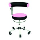 Sanus Gesundheitsstuhl  42-51 cm mit hhenverstellbarer Lehne, Stoff pink/schwarz, mit Rollstopp