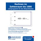 Stpselkarten Rechnen +, - bis 1000