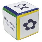 Blanko-W�rfel mit Einstecktaschen 20 cm, ab 4 Jahre