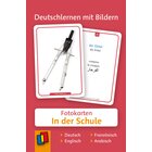 Deutschlernen mit Bildern - In der Schule, Bildkarten, 3-6 Jahre